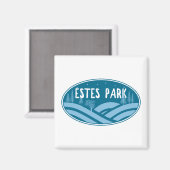 Estes Park Colorado Außenbereich Magnet (Vorderseite/Rückseite)