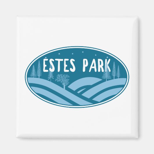 Estes Park Colorado Außenbereich Magnet (Vorne)
