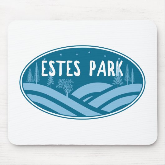 Estes Park Colorado Außenbereich Mousepad (Vorne)