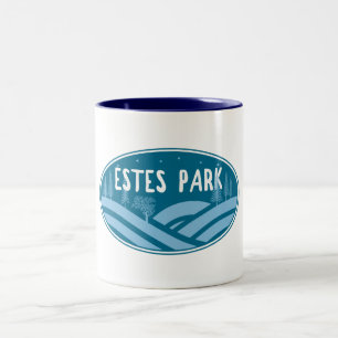 Estes Park Colorado Außenbereich Zweifarbige Tasse