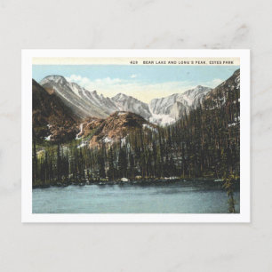 Estes Park, Colorado, Bear Lake, Long's Peak  Postkarte