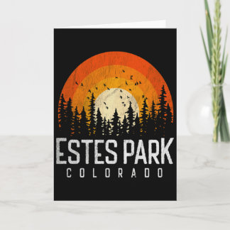 Estes Park Colorado Co Retro-Stil Vintage 80er T-S Karte
