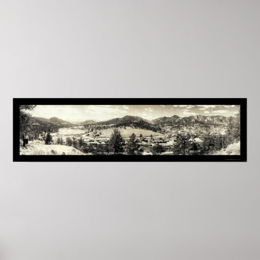 Estes Park, Colorado Foto 1940 Poster (Vorne)