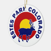 Estes Park, Colorado Keramik Ornament (Links)