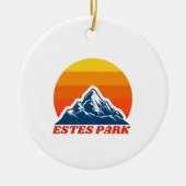 Estes Park, Colorado Keramik Ornament (Vorne)
