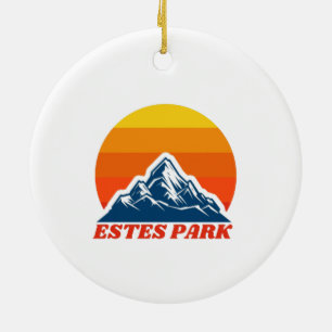 Estes Park, Colorado Keramik Ornament