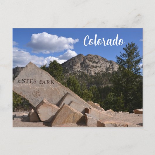 Estes Park Colorado Landschaftlich Postcard Postkarte (Vorderseite)