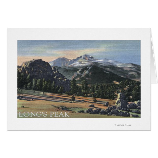 Estes Park, Colorado - Longs Peak View (Vorderseite (Horizontal))