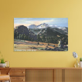 Estes Park, Colorado - Longs Peak View Leinwanddruck (Insitu (Wohnzimmer))