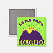 ESTES PARK COLORADO MAGNET (Vorderseite/Rückseite)