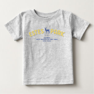 Estes Park Colorado Nationalpark Elch Baby T-shirt