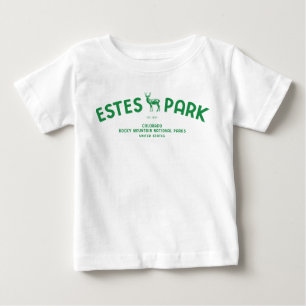 Estes Park Colorado Nationalpark Elch Baby T-shirt