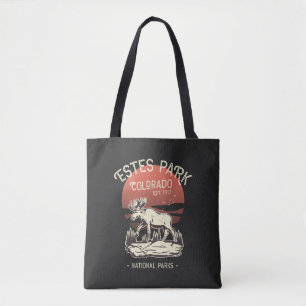 Estes Park Colorado Nationalpark Elch Sonnenunterg Tasche