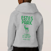 Estes Park Colorado Nationalpark Elk Hoodie (Rückseite)