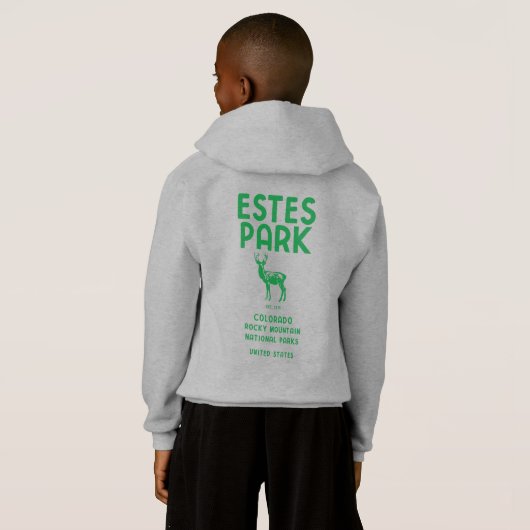 Estes Park Colorado Nationalpark Elk Hoodie (Schwarz voll)