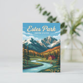 Estes Park Colorado Postkarte (Stehend Vorderseite)