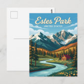 Estes Park Colorado Postkarte (Vorne/Hinten)