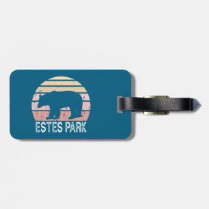 Estes Park Colorado Retro Bär Gepäckanhänger