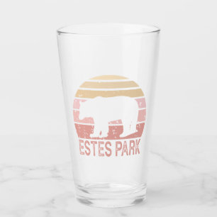 Estes Park Colorado Retro Bär Glas