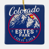 Estes Park Colorado - Rocky Mountain National Park Keramikornament (Vorderseite)