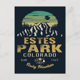 Estes Park Colorado - Rocky Mountain National Park Postkarte