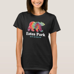 Estes Park Colorado Rocky Mountains Gefärbte Krawa T-Shirt