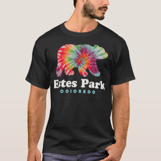 Estes Park Colorado Rocky Mountains Gefärbte Krawa T-Shirt