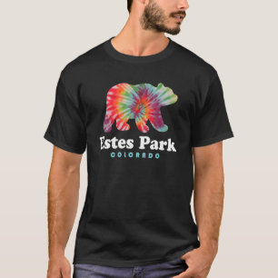 Estes Park Colorado Rocky Mountains Gefärbte Krawa T-Shirt