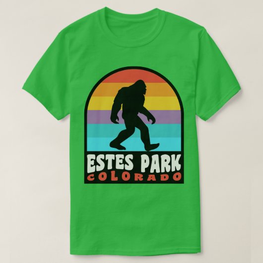 Estes Park Colorado Rocky Mountains T-Shirt (Design vorne)