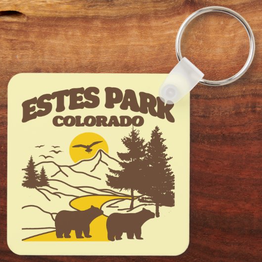 Estes Park, Colorado Schlüsselanhänger (Rückseite)