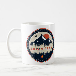 Estes Park Colorado Ski Mountain Vintager 80er Kaffeetasse