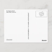 Estes Park Colorado Stanley Hotel Postcard Postkarte (Rückseite)