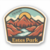 Estes Park, Colorado Sticker (Vorderseite)