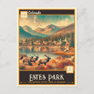 Estes Park, Colorado   VINTAG Postkarte