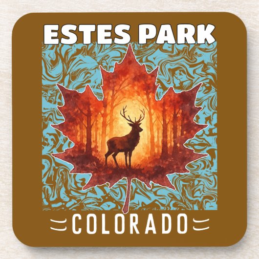 Estes Park Getränkeuntersetzer (Vorderseite)