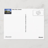 Estes Park Postcard Postkarte (Rückseite)
