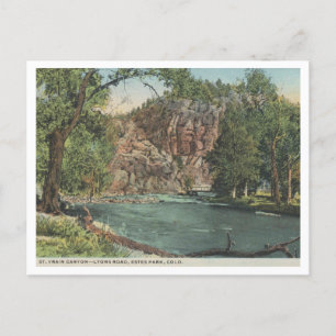 Estes Park, St. Vrain Canyon, 1920er Vintag Postkarte
