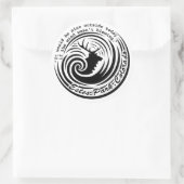 Estes Wind white sticker (Tasche)