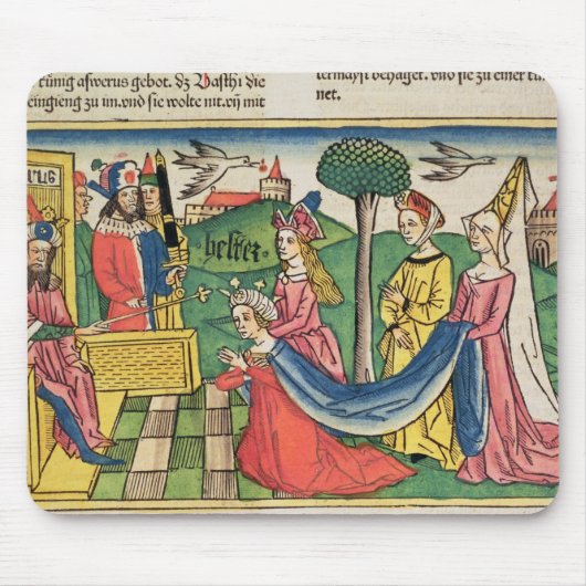 Esther 2 15-18, Esther wird beschlossen, um Mousepad (Vorne)