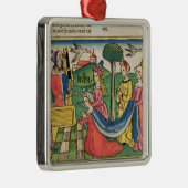 Esther 2 15-18, Esther wird beschlossen, um Silbernes Ornament (Rechts)