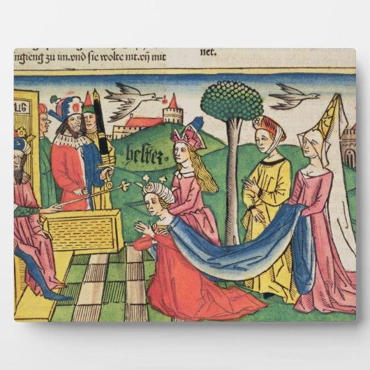 Esther 2 15-18, Esther wird von der Königin gewähl Fotoplatte (Vorderseite)