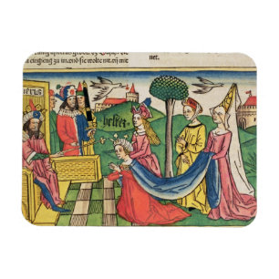 Esther 2 15-18, Esther wird von der Königin gewähl Magnet