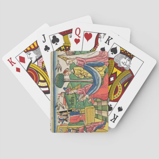 Esther 2 15-18, Esther wird von der Königin gewähl Spielkarten (Rückseite)