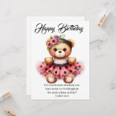 Esther 4:14 Birthday Card Karte (Vorderseite/Rückseite Beispiel)