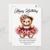 Esther 4:14 Birthday Card Postkarte (Vorne/Hinten)