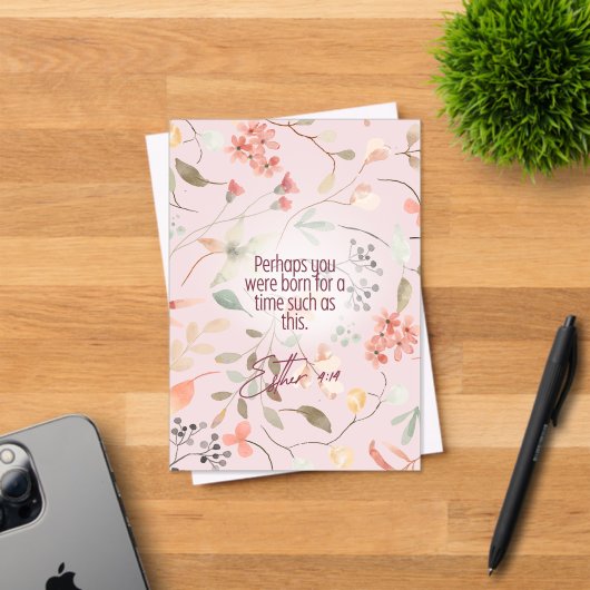 Esther 4:14 Christliche Bibelverse Kunst Acryleinladungen (Insitu (Einladungskarte))