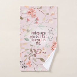 Esther 4:14 Christliche Bibelverse Kunst Handtuch