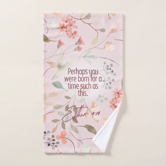 Esther 4:14 Christliche Bibelverse Kunst Handtuch (Handtuch)