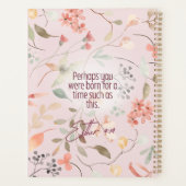 Esther 4:14 Christliche Bibelverse Kunst Planer (Rückseite)