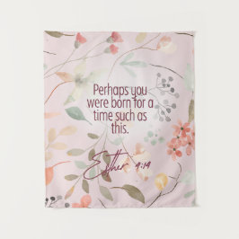 Esther 4:14 Christliche Bibelverse Kunst Wandteppich